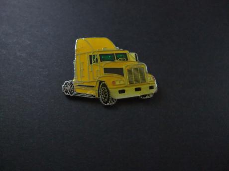 Mack Amerikaanse vrachtwagen ( geel)